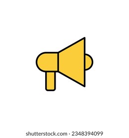 Megaphone icon vector for web and mobile app. Loudspeaker sign and symbol