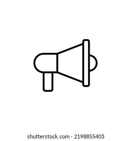 Icono Megáfono para la aplicación web y móvil. Signo y símbolo del altavoz