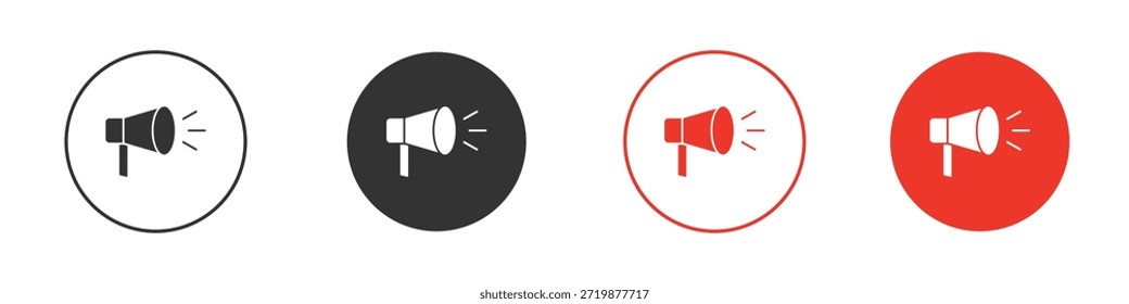 Ícone de Megafone. web vetor design