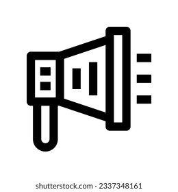 icono megáfono para tu sitio web, móvil, presentación y diseño de logotipo.