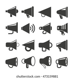 ícones do megaphone