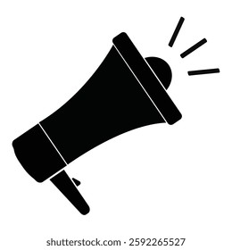 Megaphone icons set. Loudspeaker megaphone vector icons