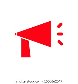 Megaphone icon,vector illustration. Flat design style. vector megaphone icon illustration isolated on White background, megaphone icon Eps10. megaphone icons graphic design vector symbols.