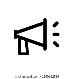 Megaphone icon,vector illustration. Flat design style. vector megaphone icon illustration isolated on White background, megaphone icon Eps10. megaphone icons graphic design vector symbols.
