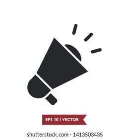 megaphone illustration icon vector symbol, eps 10