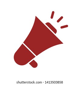 megaphone illustration icon vector symbol, eps 10