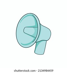 megaphone illustration. suitable for logos, posters, banners, stickers and others