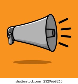 megaphone illustration vector. announcement icon illustration. megaphone loudspeaker illustration vector.