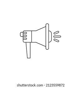 megaphone, illustration vector graphic of megaphone, megaphone icon.