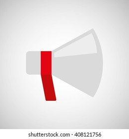 megaphone isolated design 