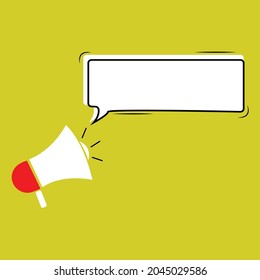 megaphone. isolated illustration vector icon