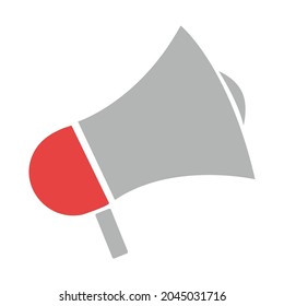 Megaphon. einzelne Vektorsymbol