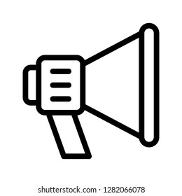 megaphone line icon