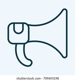 Megaphone line icon