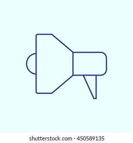 Megaphone Line icon. Eps-10.