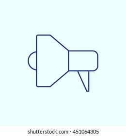 Megaphone Line icon. Eps-10.