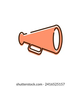 Icono de línea Megaphone. Ilustración vectorial.