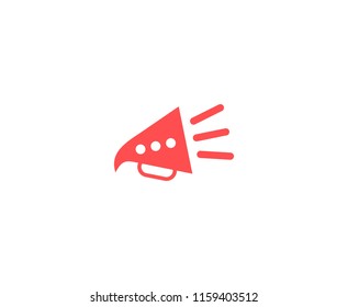 Megaphone logo icon 