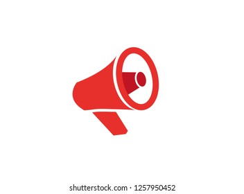 megaphone logo speakerphone vector