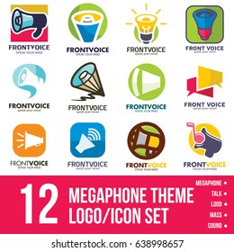 megaphone logo/icon bundle