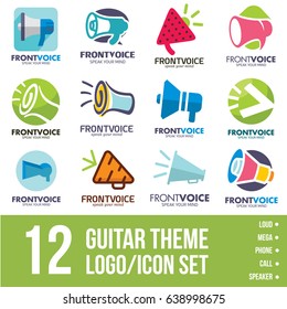 megaphone logo/icon bundle