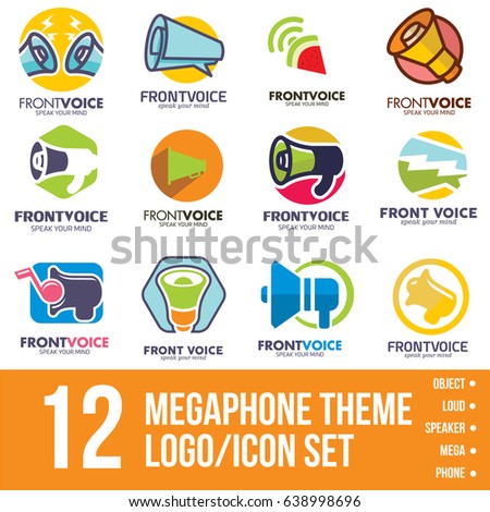 megaphone logo/icon bundle