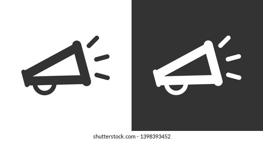 Megaphone Loud Symbol Icon Vector