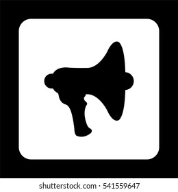 Megaphone; loudspeaker  - black vector icon