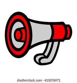 Megaphone Loudspeaker Bullhorn Announcement Alert