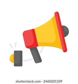 Megáfono, altavoz, diseño de Vector de campaña electoral