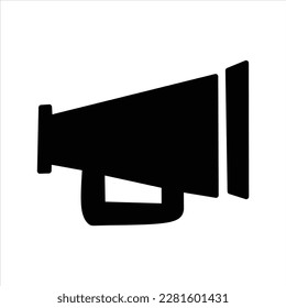 Megaphone loudspeaker flat icon for apps and websites