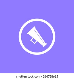 Megaphone, loudspeaker icon.