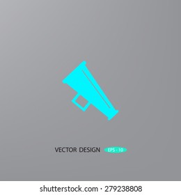 Megaphone, loudspeaker icon.