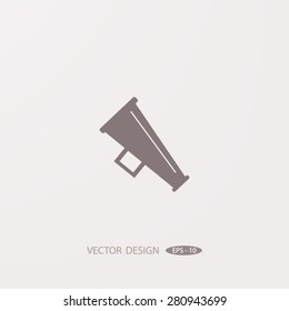 Megaphone, loudspeaker icon.