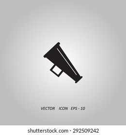 Megaphone, loudspeaker icon.
