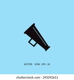 Megaphone, loudspeaker icon.