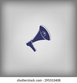 Megaphone, loudspeaker icon 