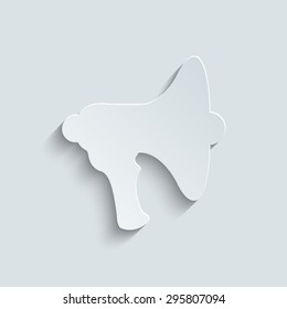 Megaphone, loudspeaker icon
