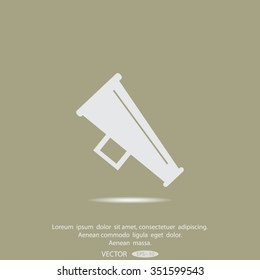 Megaphone, loudspeaker icon.
