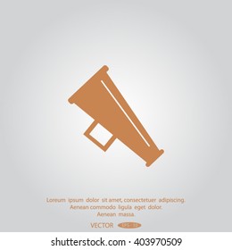 Megaphone, loudspeaker icon.