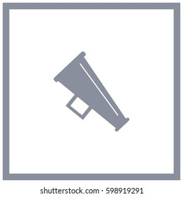 Megaphone, loudspeaker icon.