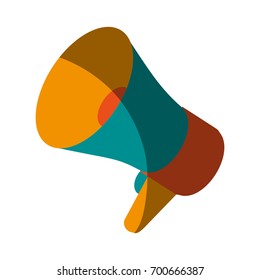 megaphone or loudspeaker icon image 