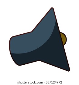 megaphone loudspeaker icon image vector illustration design 