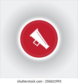 Megaphone, loudspeaker icon. Loud-hailer symbol