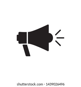 Megaphone, Loudspeaker Icon Vector Illustration