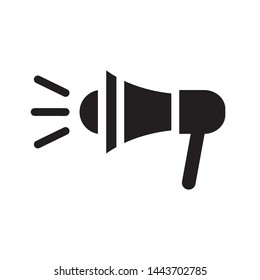 Megaphone, Loudspeaker Icon Vector Illustration