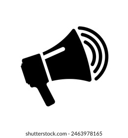 megáfono, altavoz, promoción - icono de Vector	