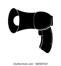 megaphone loudspeaker sound marketing pictogram