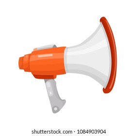 megaphone, loudspeaker, vector