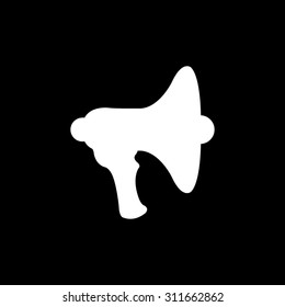  Megaphone, loudspeaker  - vector icon